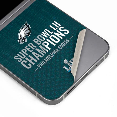 NFL Philadelphia Eagles Super Bowl LII Champions Galaxy Z Flip6 Skin