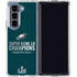 NFL Philadelphia Eagles Super Bowl LII Champions Galaxy Z Fold5 5G Clear Case