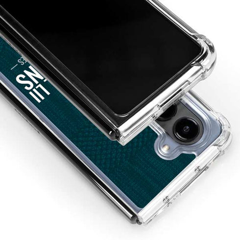 NFL Philadelphia Eagles Super Bowl LII Champions Galaxy Z Fold5 5G Clear Case