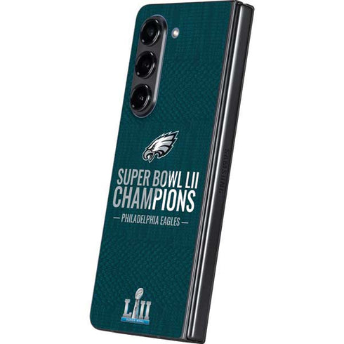 NFL Philadelphia Eagles Super Bowl LII Champions Galaxy Z Fold5 5G Skin