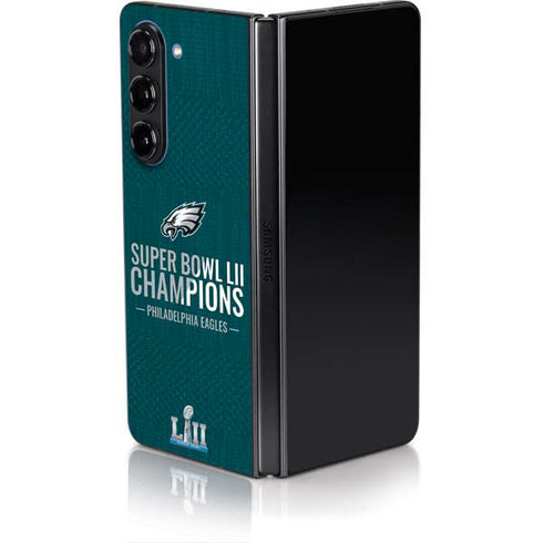 NFL Philadelphia Eagles Super Bowl LII Champions Galaxy Z Fold5 5G Skin