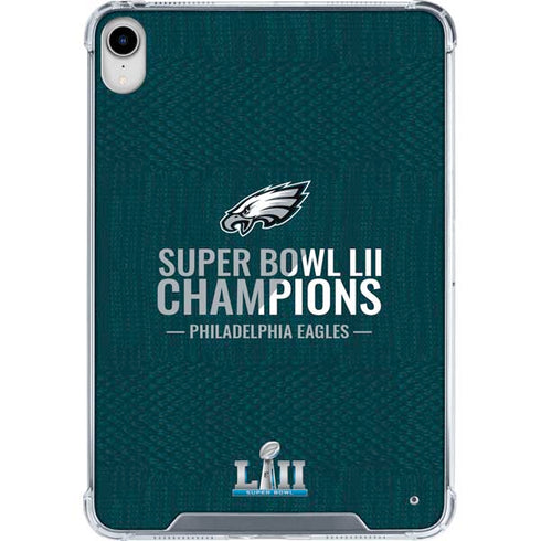 NFL Philadelphia Eagles Super Bowl LII Champions iPad 11th Gen (2025) Clear Case