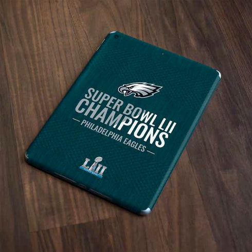 NFL Philadelphia Eagles Super Bowl LII Champions Apple iPad Skin