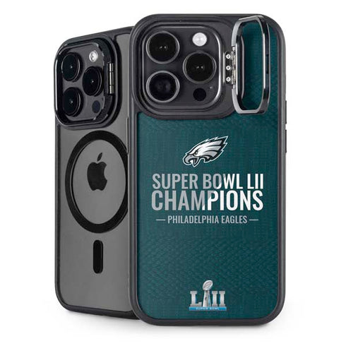NFL Philadelphia Eagles Super Bowl LII Champions iPhone 14 Pro Max Kickstand Case