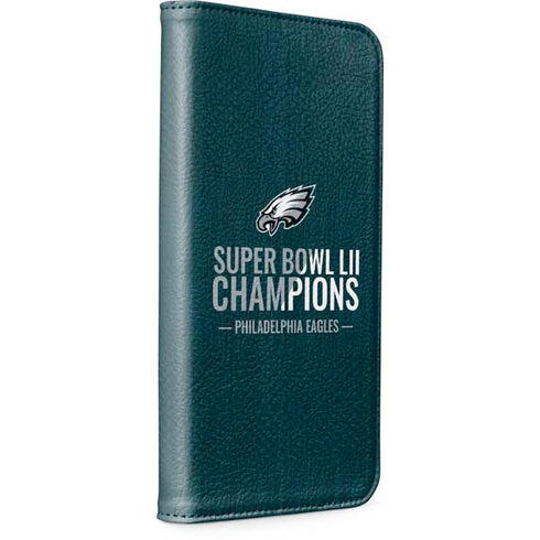 NFL Philadelphia Eagles Super Bowl LII Champions iPhone 15 Folio Case