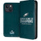 NFL Philadelphia Eagles Super Bowl LII Champions iPhone 15 Plus Folio Case