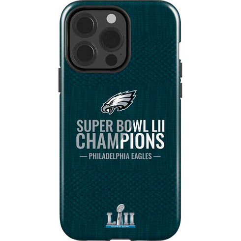 NFL Philadelphia Eagles Super Bowl LII Champions iPhone 15 Pro Impact Case