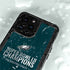 NFL Philadelphia Eagles Super Bowl LII Champions iPhone 15 Pro Waterproof Case