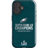 NFL Philadelphia Eagles Super Bowl LII Champions iPhone 16 Impact Case