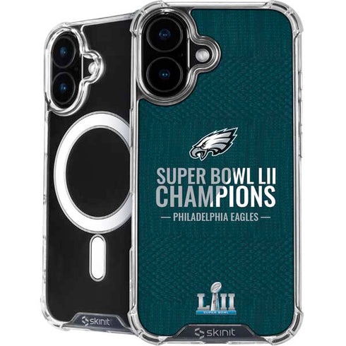 NFL Philadelphia Eagles Super Bowl LII Champions iPhone 16 MagSafe Case