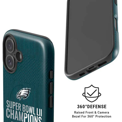 NFL Philadelphia Eagles Super Bowl LII Champions iPhone 16 Magsafe Impact Case