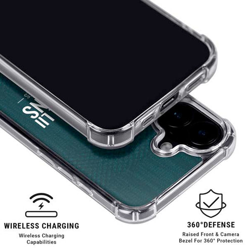 NFL Philadelphia Eagles Super Bowl LII Champions iPhone 16 Plus Clear Case