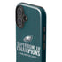 NFL Philadelphia Eagles Super Bowl LII Champions iPhone 16 Plus Impact Case