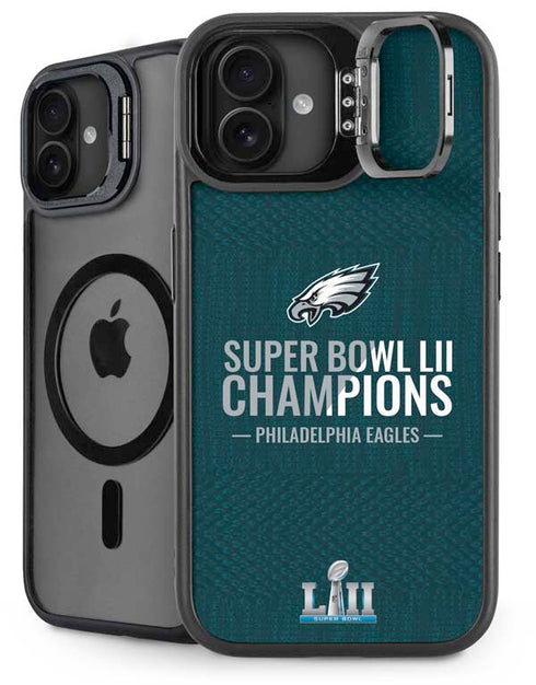 NFL Philadelphia Eagles Super Bowl LII Champions iPhone 16 Plus Kickstand Case