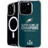 NFL Philadelphia Eagles Super Bowl LII Champions iPhone 16 Pro MagSafe Case