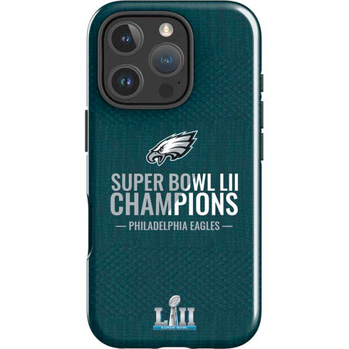 NFL Philadelphia Eagles Super Bowl LII Champions iPhone 16 Pro Max Impact Case