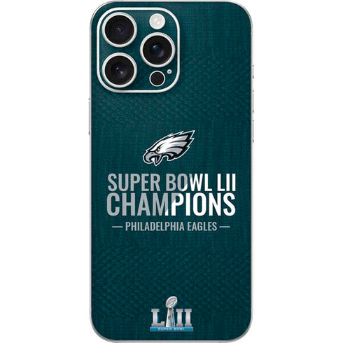 NFL Philadelphia Eagles Super Bowl LII Champions iPhone 16 Pro Max Skin