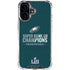 NFL Philadelphia Eagles Super Bowl LII Champions iPhone 17 Clear Case