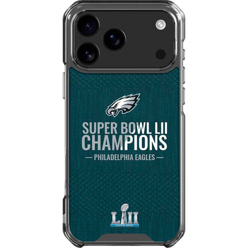 NFL Philadelphia Eagles Super Bowl LII Champions iPhone 18 Pro Max Clear Case