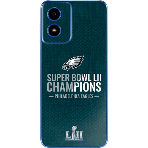 NFL Philadelphia Eagles Super Bowl LII Champions Moto G Play 4G (2024) Skin