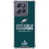 NFL Philadelphia Eagles Super Bowl LII Champions Moto G Play 5G (2025) Clear Case