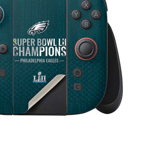 NFL Philadelphia Eagles Super Bowl LII Champions Nintendo Switch 2 (2025) Joy-Con Controller Skin