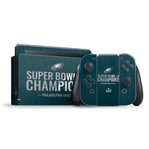 NFL Philadelphia Eagles Super Bowl LII Champions Nintendo Skins