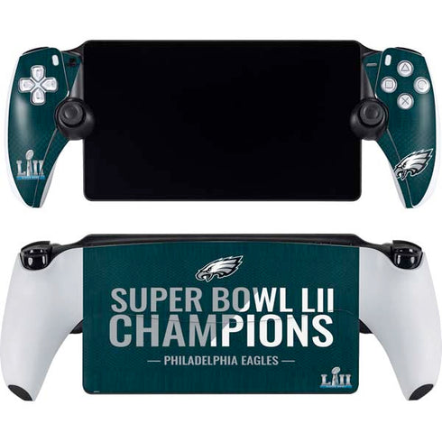 NFL Philadelphia Eagles Super Bowl LII Champions PlayStation Portal Remote Player Skin