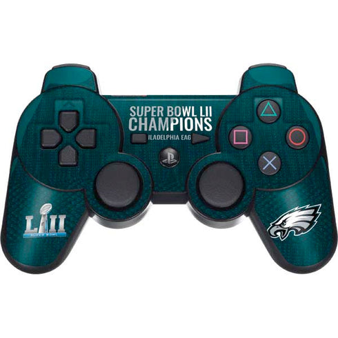 NFL Philadelphia Eagles Super Bowl LII Champions PS3 Dual Shock wireless controller Skin