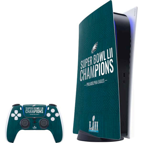 NFL Philadelphia Eagles Super Bowl LII Champions PlayStation PS5 Skins