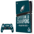 NFL Philadelphia Eagles Super Bowl LII Champions PlayStation PS5 Skins