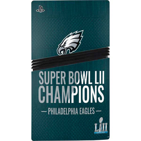 NFL Philadelphia Eagles Super Bowl LII Champions PS5 Pro Console Skin