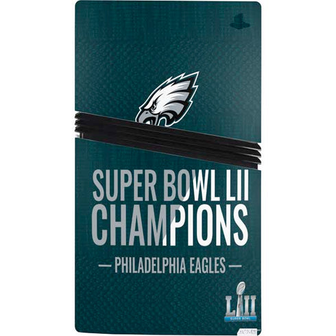 NFL Philadelphia Eagles Super Bowl LII Champions PS5 Pro Console Skin