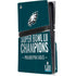 NFL Philadelphia Eagles Super Bowl LII Champions PS5 Pro Disk Console Skin