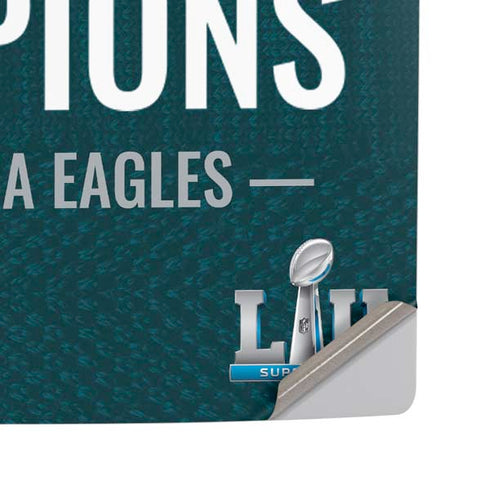 NFL Philadelphia Eagles Super Bowl LII Champions PS5 Pro Disk Console Skin