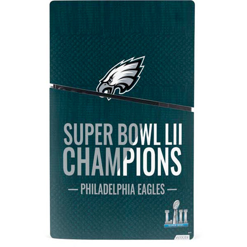 NFL Philadelphia Eagles Super Bowl LII Champions PS5 Slim Digital Edition Console Skin