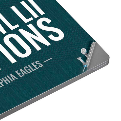 NFL Philadelphia Eagles Super Bowl LII Champions Laptop Skins