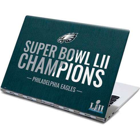 NFL Philadelphia Eagles Super Bowl LII Champions Yoga 910 2-in-1 14in Touch-Screen Skin