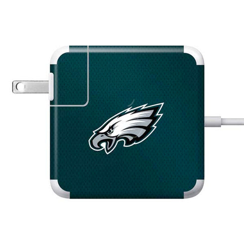 NFL Philadelphia Eagles Team Jersey 85W Power Adapter (15 and 17 inch MacBook Pro Charger) Skin