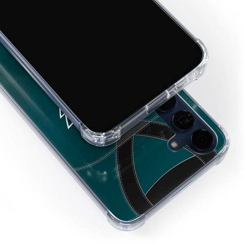 NFL Philadelphia Eagles Team Jersey Galaxy A35 5G Clear Case