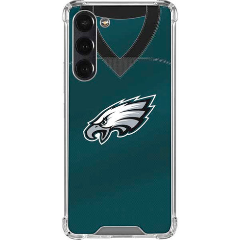 NFL Philadelphia Eagles Team Jersey Galaxy S24 FE Clear Case