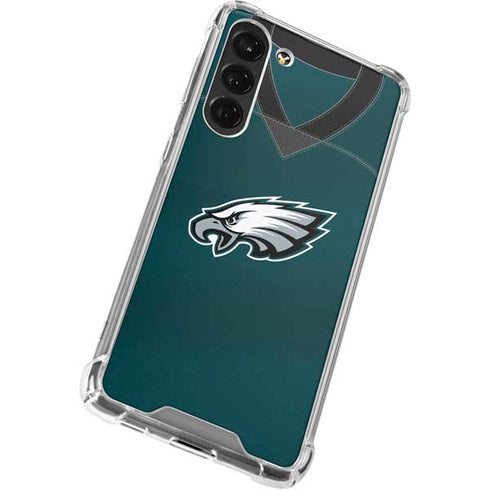 NFL Philadelphia Eagles Team Jersey Galaxy S24 FE Clear Case