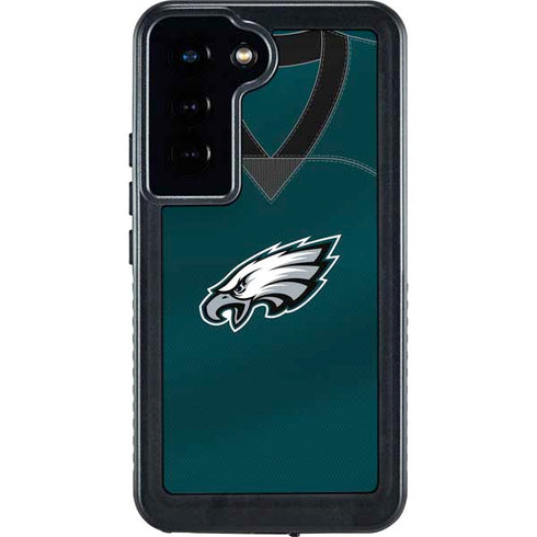 NFL Philadelphia Eagles Team Jersey Galaxy S24 Waterproof Case