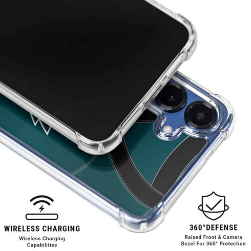 NFL Philadelphia Eagles Team Jersey Galaxy S25 Clear Case