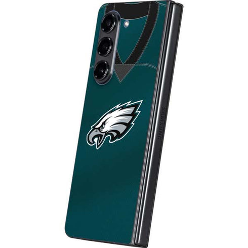 NFL Philadelphia Eagles Team Jersey Galaxy Z Fold5 5G Skin