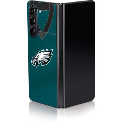 NFL Philadelphia Eagles Team Jersey Galaxy Z Fold5 5G Skin