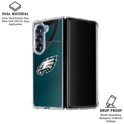 NFL Philadelphia Eagles Team Jersey Galaxy Z Fold6 Clear Case