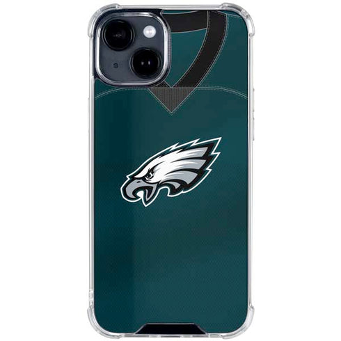 NFL Philadelphia Eagles Team Jersey iPhone 15 Clear Case