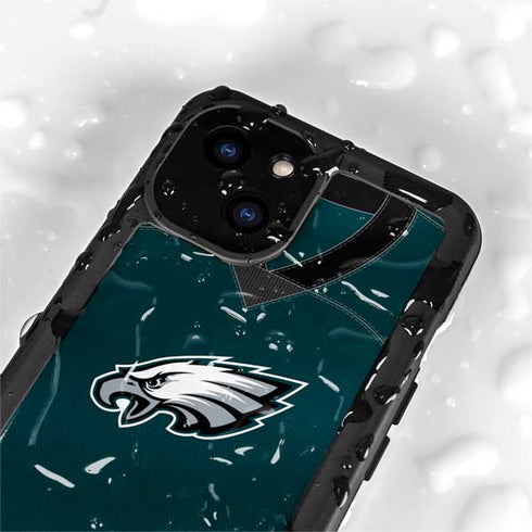 NFL Philadelphia Eagles Team Jersey iPhone 15 Plus Waterproof Case
