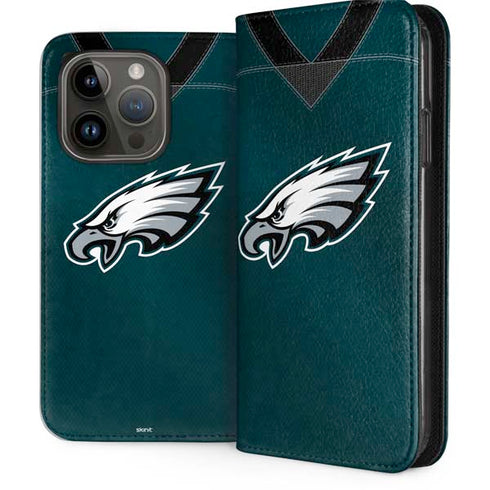 NFL Philadelphia Eagles Team Jersey iPhone 15 Pro Folio Case